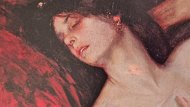 El sugerente cuadro Éxtasis le trajo aún más problemas a la artista