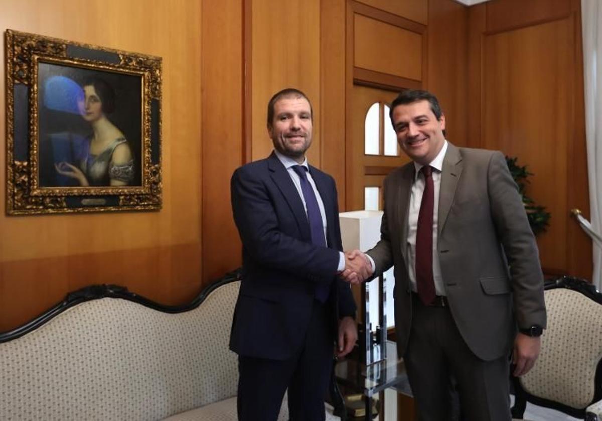 Javier Escribano con el acalde de Córdoba en una imgen de archivo