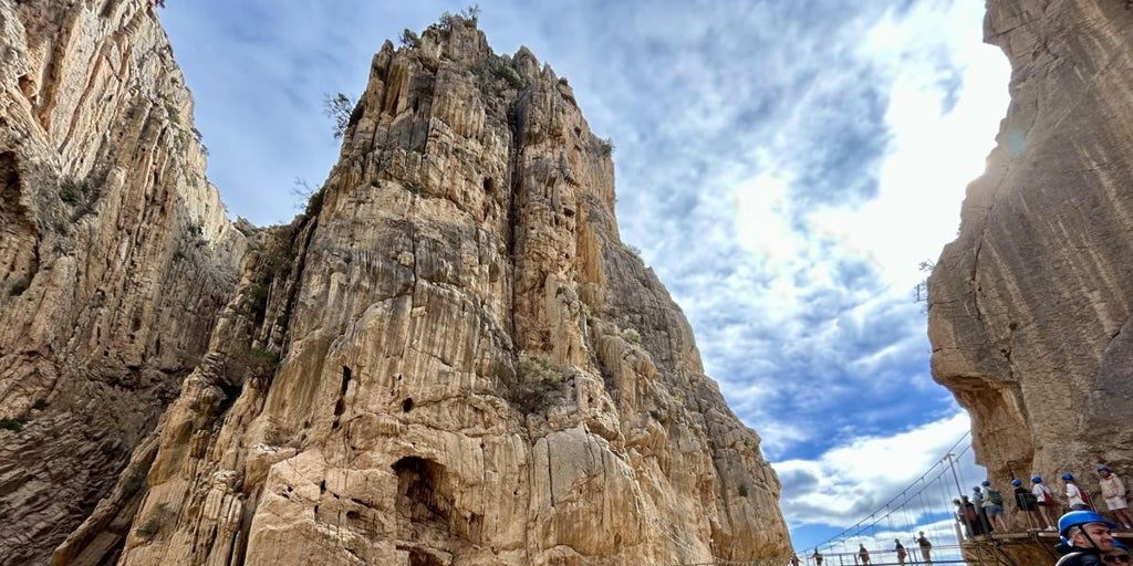 El Caminito del Rey permanecerá cerrado este jueves por el aviso por lluvias y viento