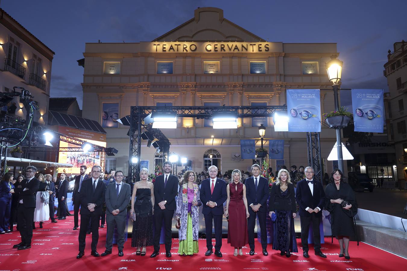 Muchas personalidades acudieron a la gala inaugural del Festival de Cine de Málaga 2025