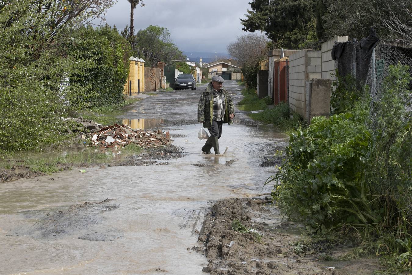 Inquietud y tensión en las parcelas más cercanas al río en Córdoba