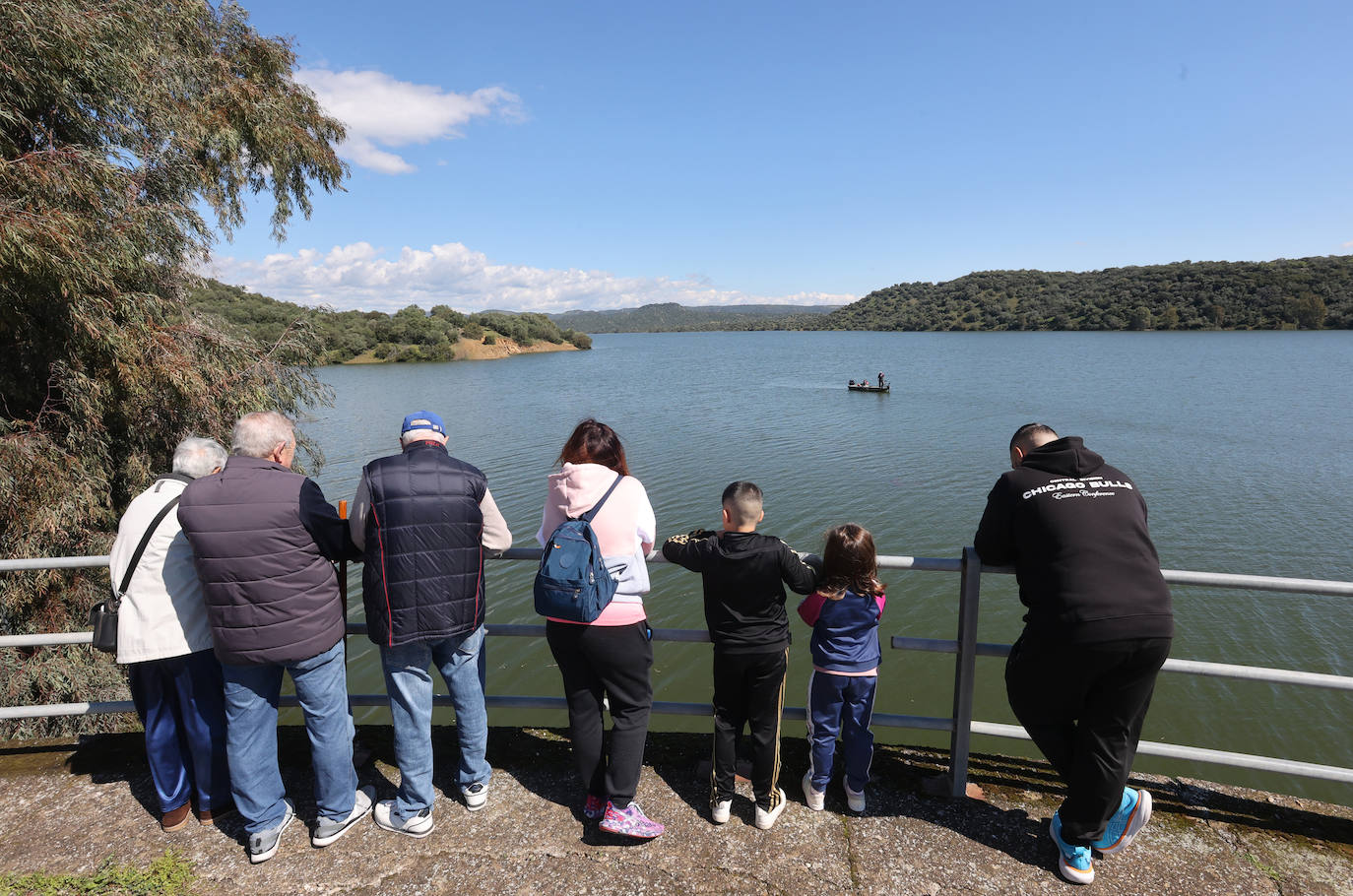 Los embalses de San Rafael de Navallana y Guadalmellato rozan el lleno absoluto, en imágenes