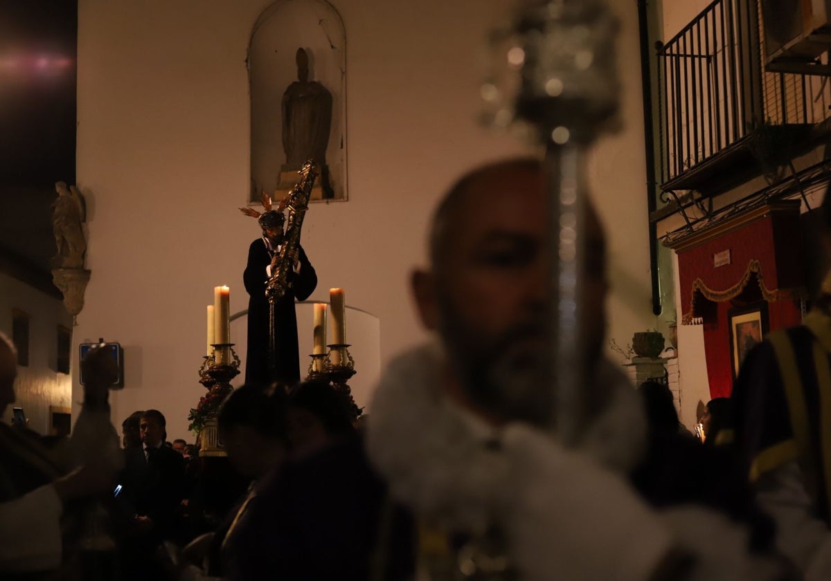 Nuestro Padre Jesús de la PasIón, en el vía crucis por las calles de su barrio del Alcázar Viejo, este sábado