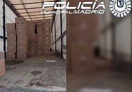 La Policía detiene al conductor de un camión robado que portaba ordenadores por un valor de 300.000 euros en Vicálvaro
