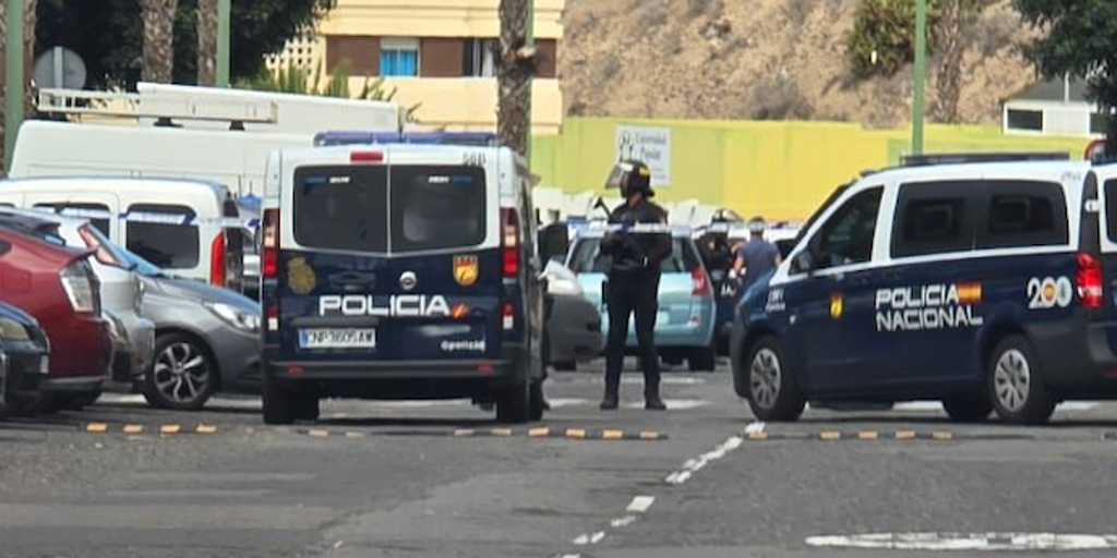 El intento de  asalto a un furgón de recaudación deja una persecución de película por las calles de Las Palmas