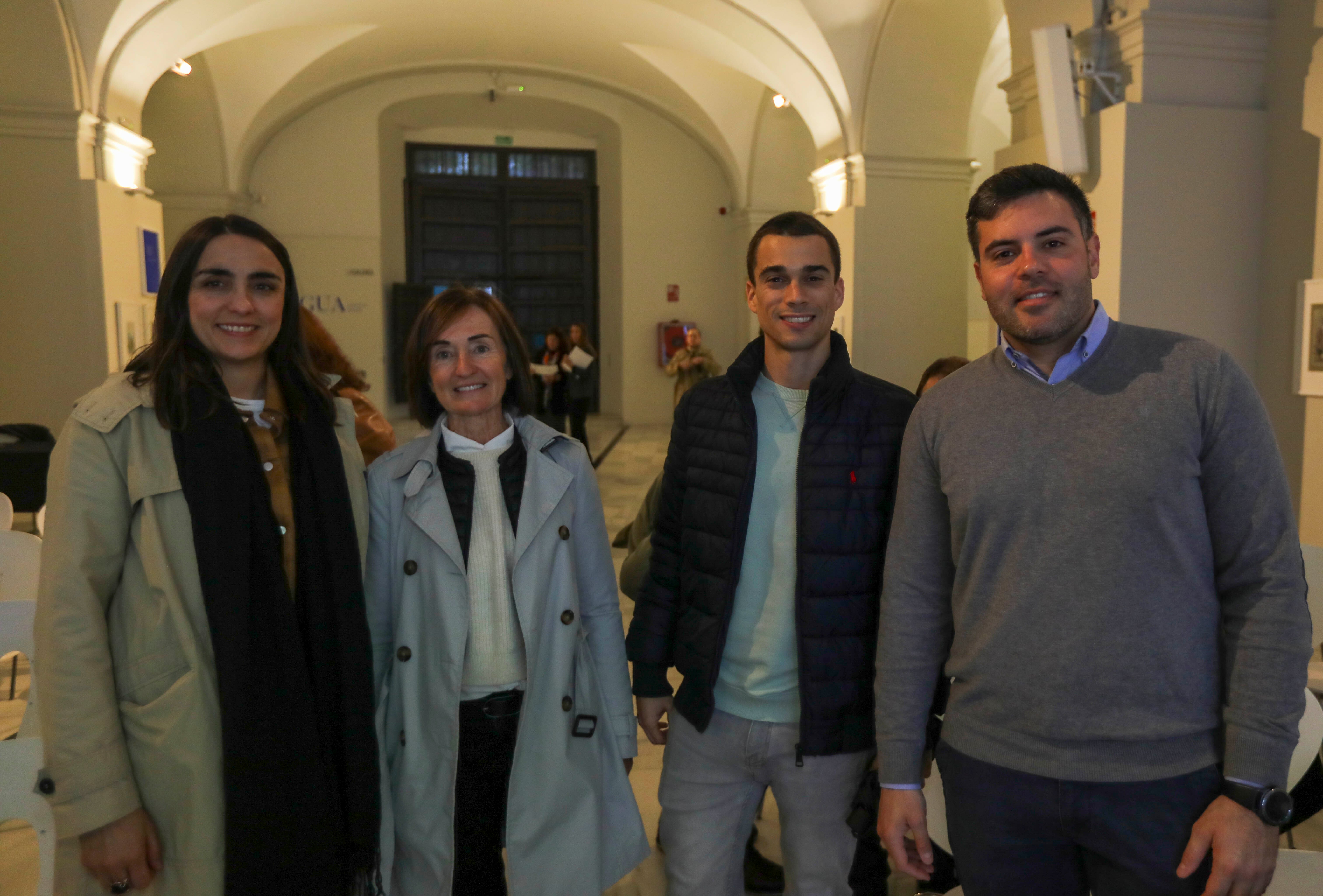 Blanca Fernández, Daniel Calderón, Pedro cano y María León