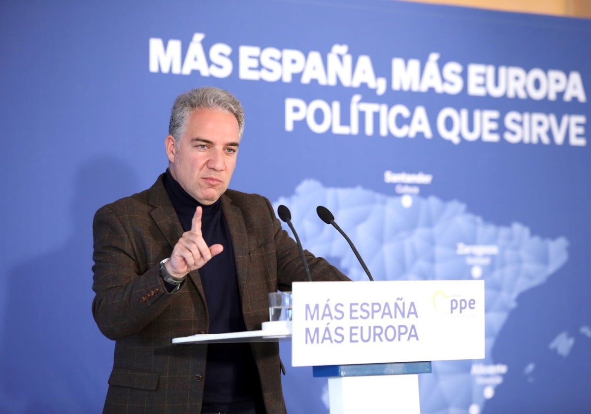 Elías Bendodo, vicesecretario de Política Autonómica y Local del PP