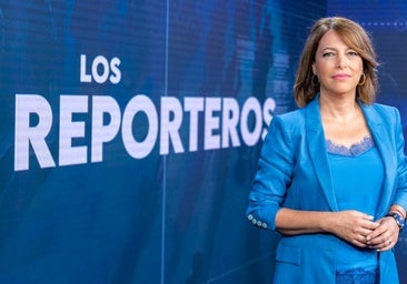 La presentadora de «Los Reporteros», Mabel Mata