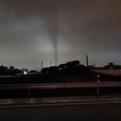 Dos tornados destrozan campos de cultivos de fresa en la provincia de Huelva