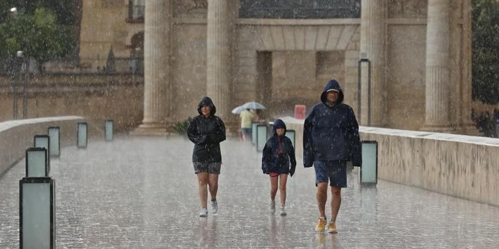 Cómo llega a Córdoba Martinho, la cuarta borrasca seguida: así es la previsión de lluvia y viento de la Aemet