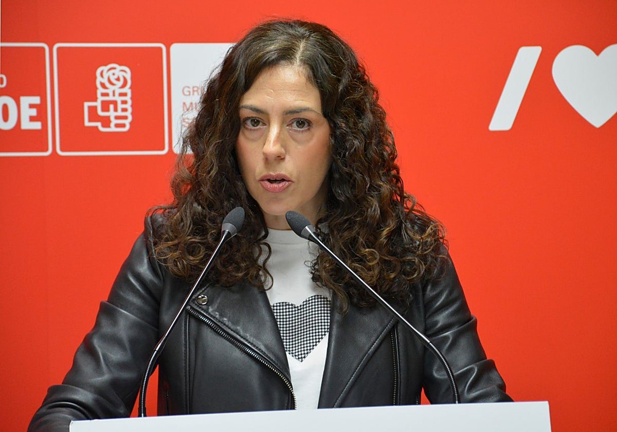 Noelia de la Cruz, portavoz del PSOE en el Ayuntamiento de Toledo