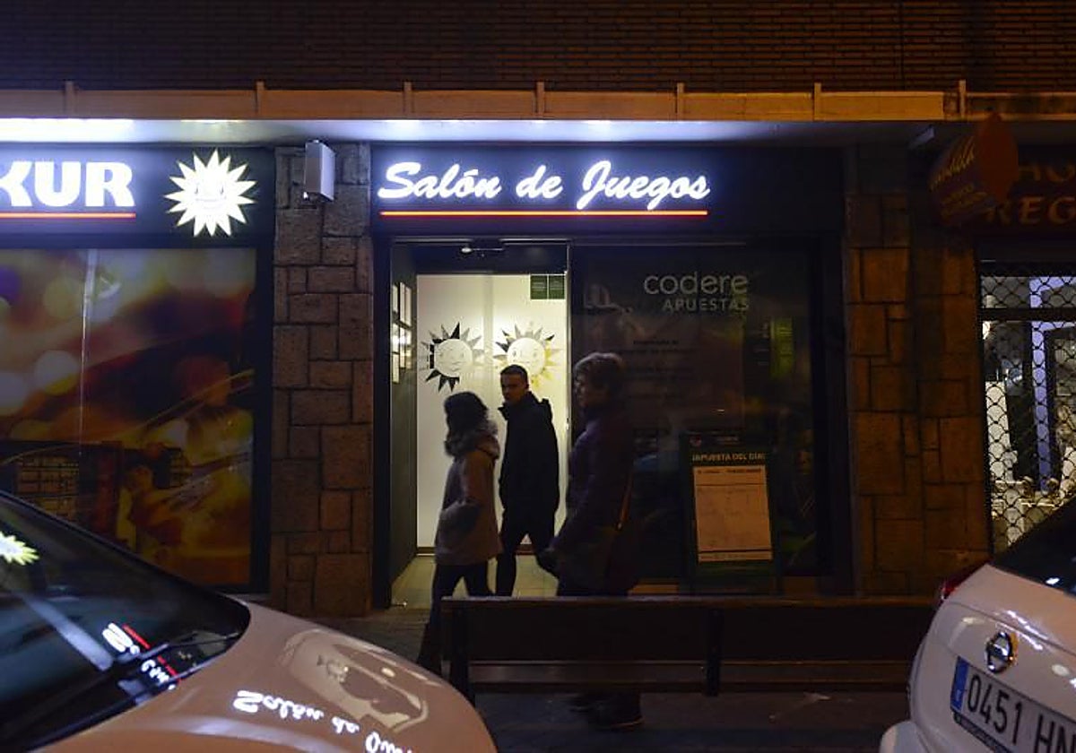 Salón de juegos en una imagen de archivo