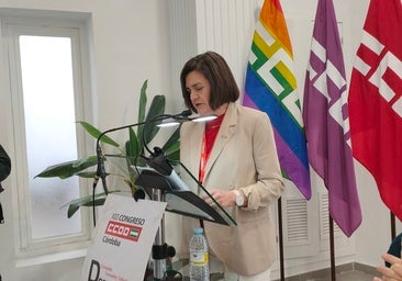 La secretaria general de CC.OO. se despide con piropos a la Base Logística del Ejército: «Es un orgullo»