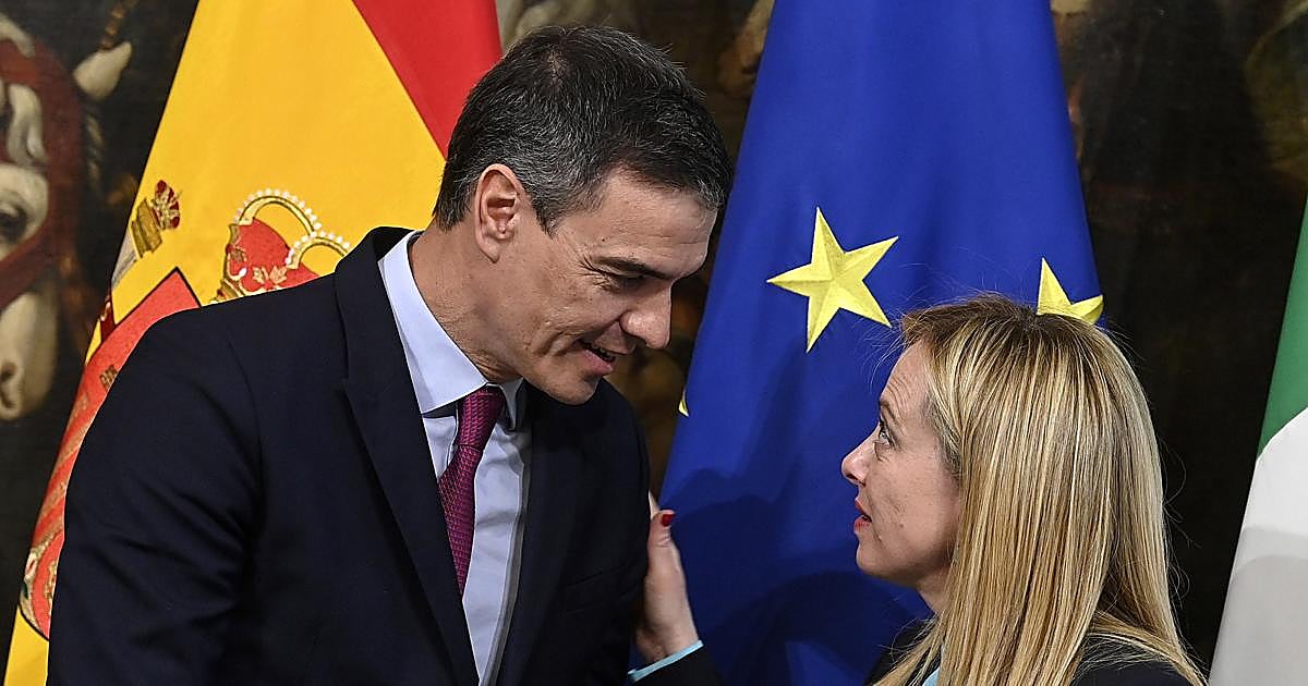 Pedro Sánchez y Giorgia Meloni se alían en política europea para  flexibilizar el gasto en Defensa