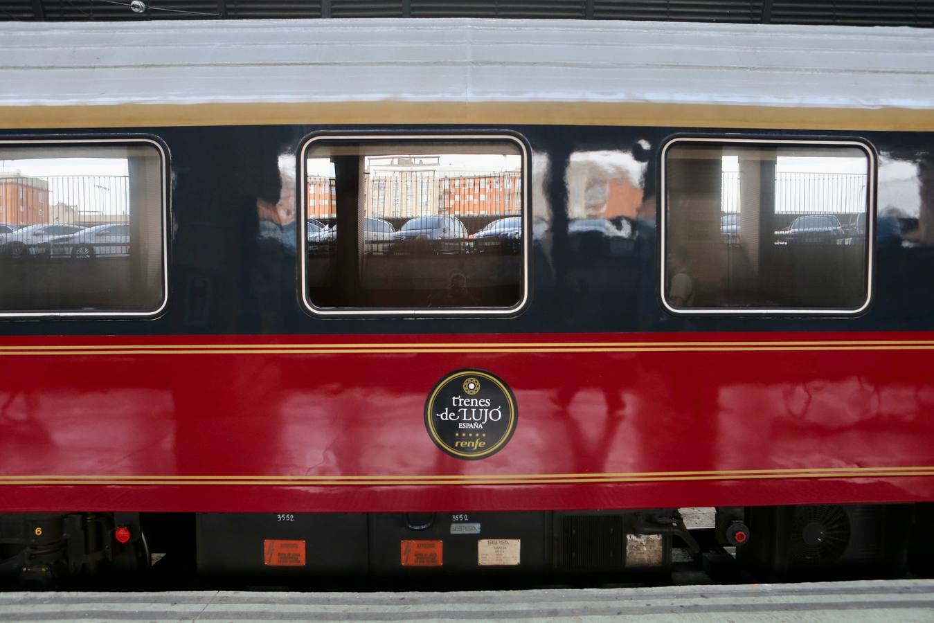 El tren Al Andalus en su presentación en Santa Justa