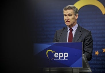 El presidente del PP, Alberto Núñez Feijóo