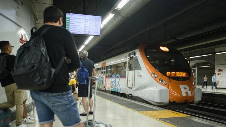 Protesta de usuarios de Rodalies en varios puntos de Cataluña contra el «maltrato ferroviario»