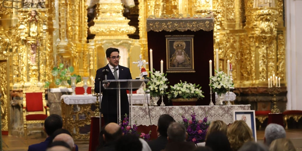 Reflexión y oraciones de Rafael Medina en el Pregón de la Juventud de la Semana Santa de Córdoba 2025