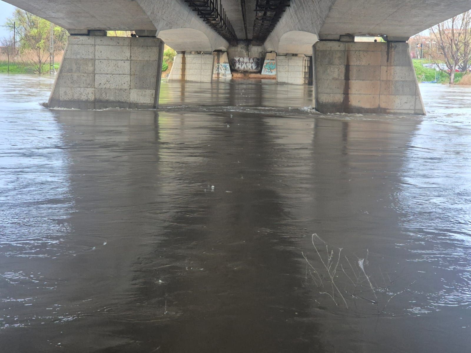 El puente que cruza el Tajo hacia la zona de Polvorines