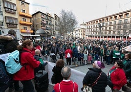 Toledo se convierte en la sede de la marcha por la Mujer y la Vida, que ha reunido a más de 400 personas
