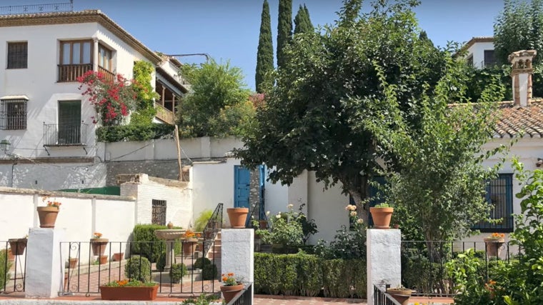Jardín del Carmen de los Gereanios, donde vivió el pintor