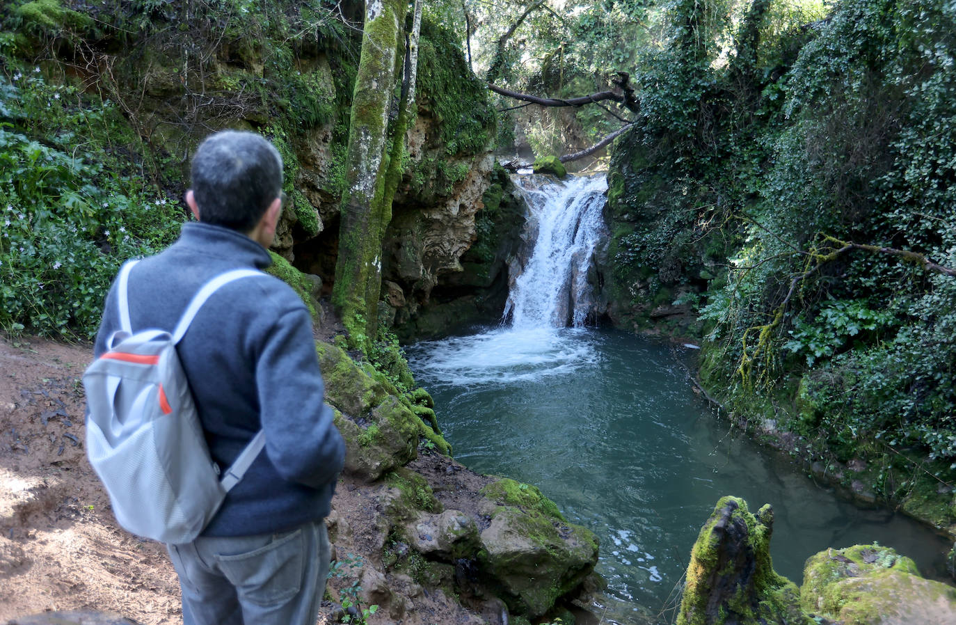 El inusual estado de los Baños de Popea tras las lluvias, en imágenes