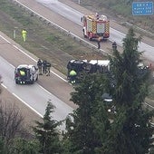 La autovía A-4 se encuentra cortada a la altura de la localidad de Jaén en ambos sentido