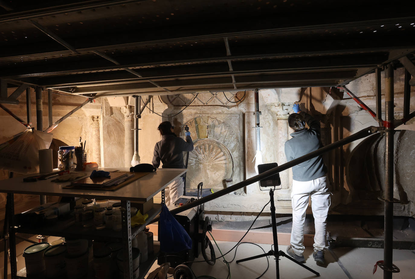 La restauración de la maqsura de la Mezquita-Catedral de Córdoba, en imágenes