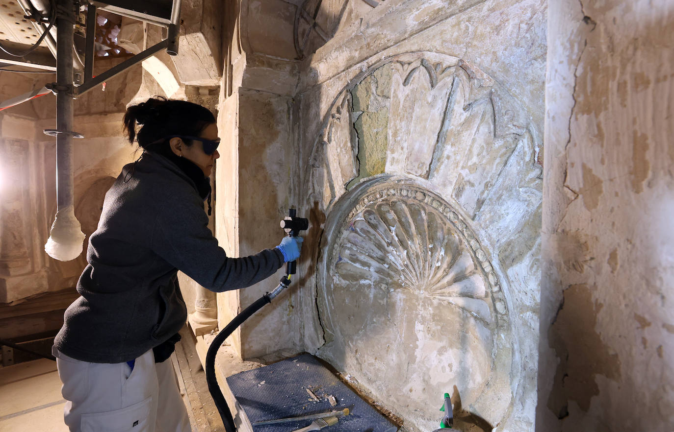 La restauración de la maqsura de la Mezquita-Catedral de Córdoba, en imágenes