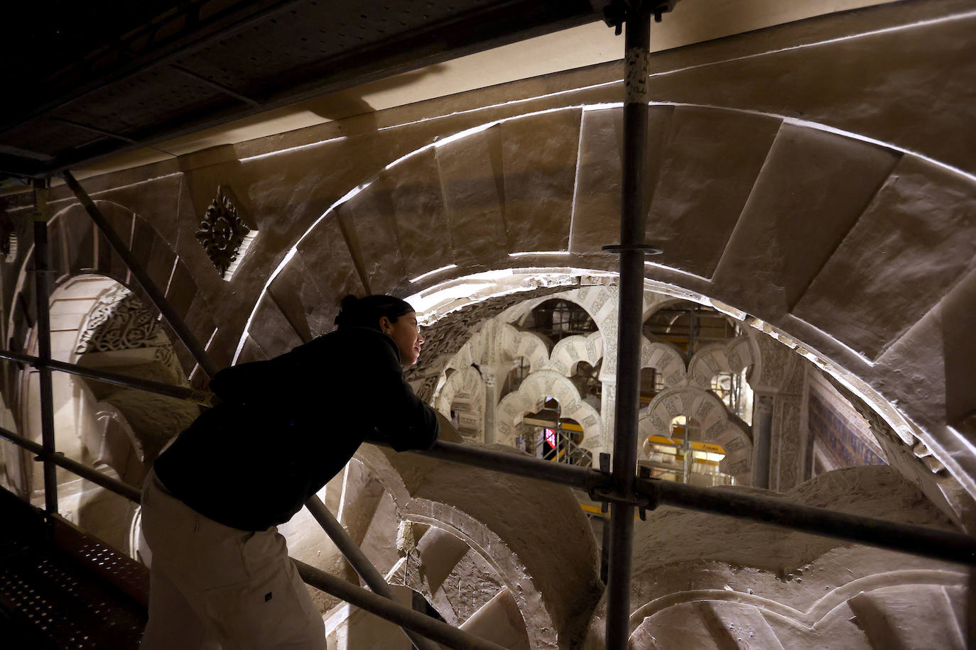 La restauración de la maqsura de la Mezquita-Catedral de Córdoba, en imágenes