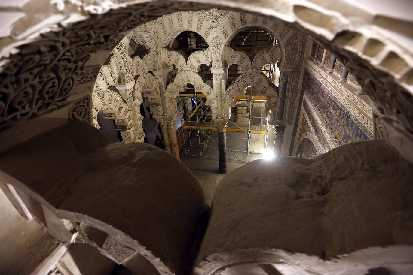 La restauración de la maqsura de la Mezquita-Catedral de Córdoba, en imágenes