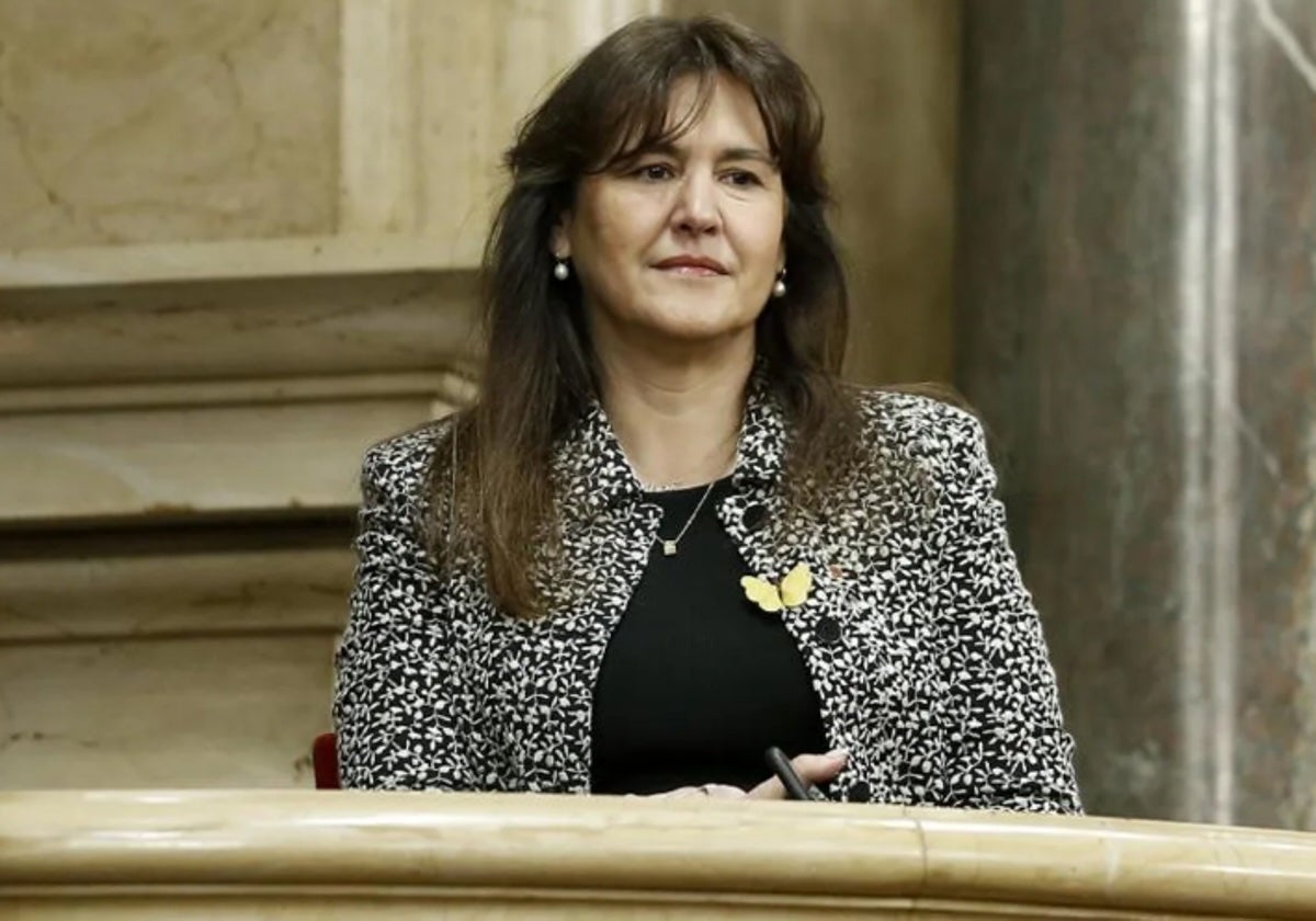 Laura Borràs en el Parlament, en una imagen de archivo