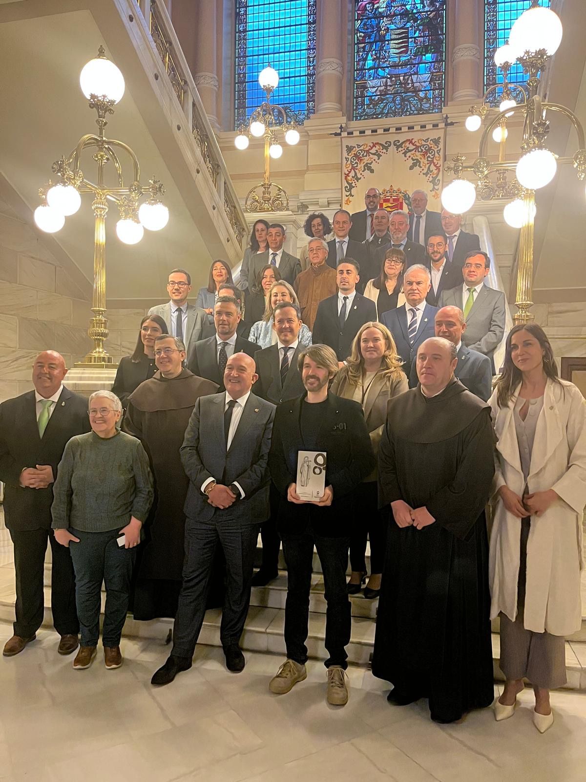 Carlos Velázquez, en Valladolid, con la Red de Huellas de Santa Teresa