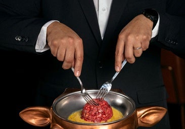 Un Steak Tartar sintonizado con 50 vinos