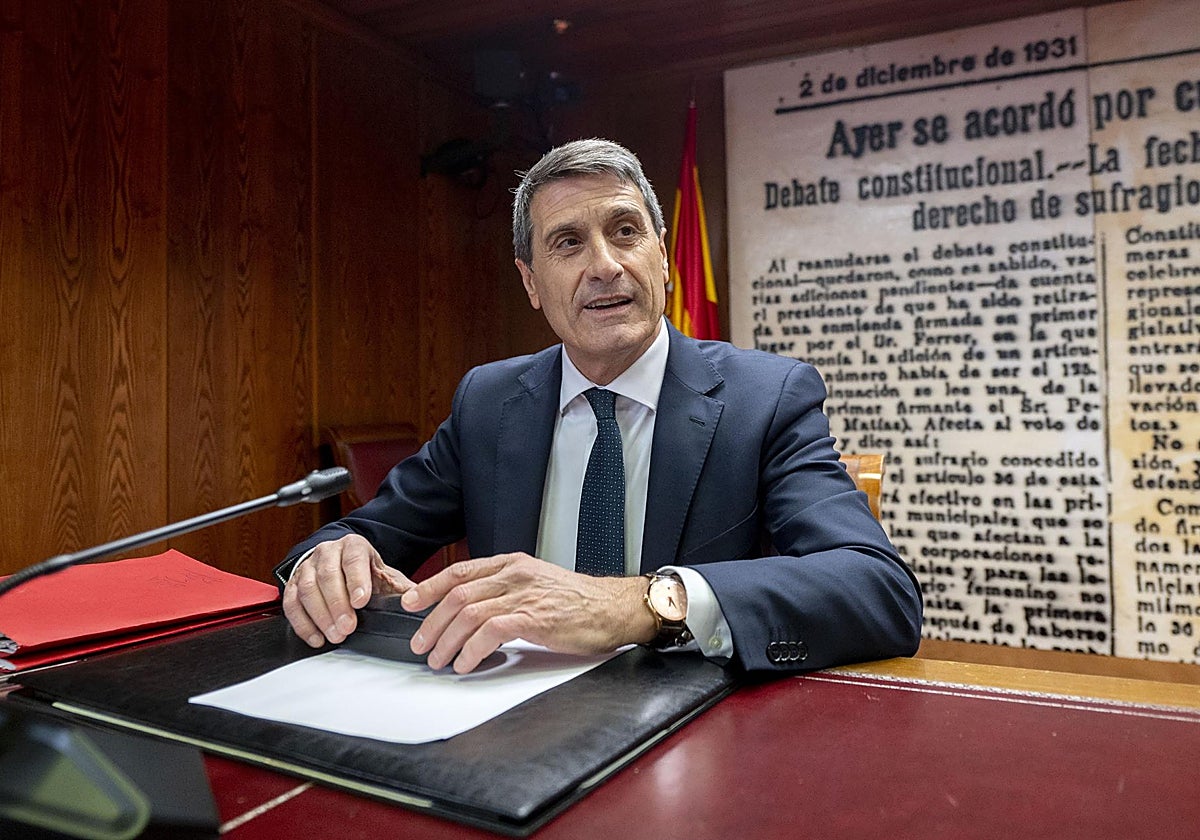 El delegado del Gobierno en Andalucía, Pedro Fernández, comparece ante la comisión de investigación del 'caso Koldo', en el Senado