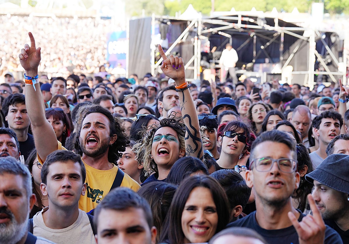 Arranque de O Son do Camiño en el Monte do Gozo, a 30 de mayo de 2024