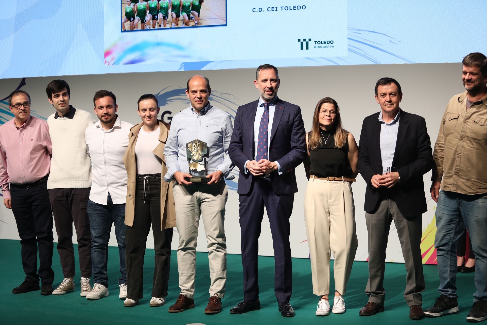 El gran podio de la Gala del Deporte de la Diputación de Toledo: las fotos de todos los premiados
