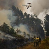 La letra pequeña de los incendios gallegos: un 64% intencionados y sólo un 3% por causas naturales
