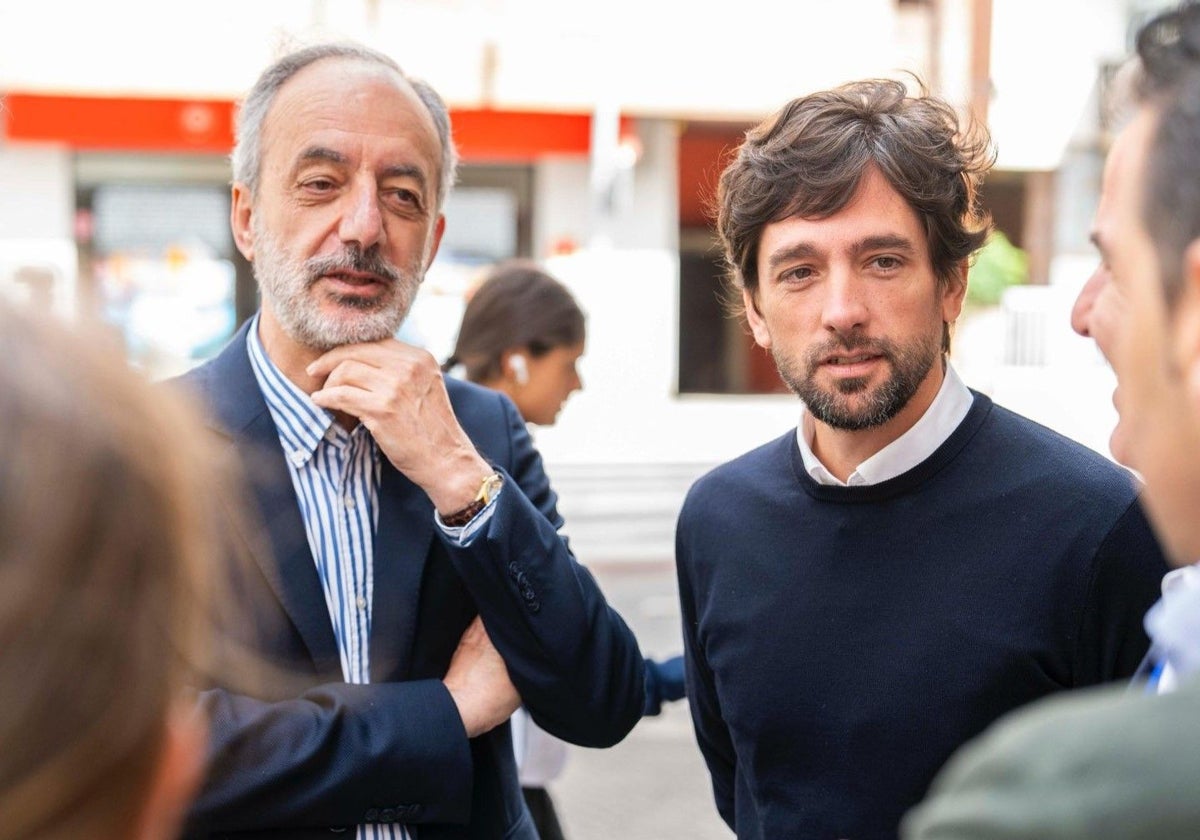 Los eurodiputados Francisco Milán Mon y Adrián Vázquez