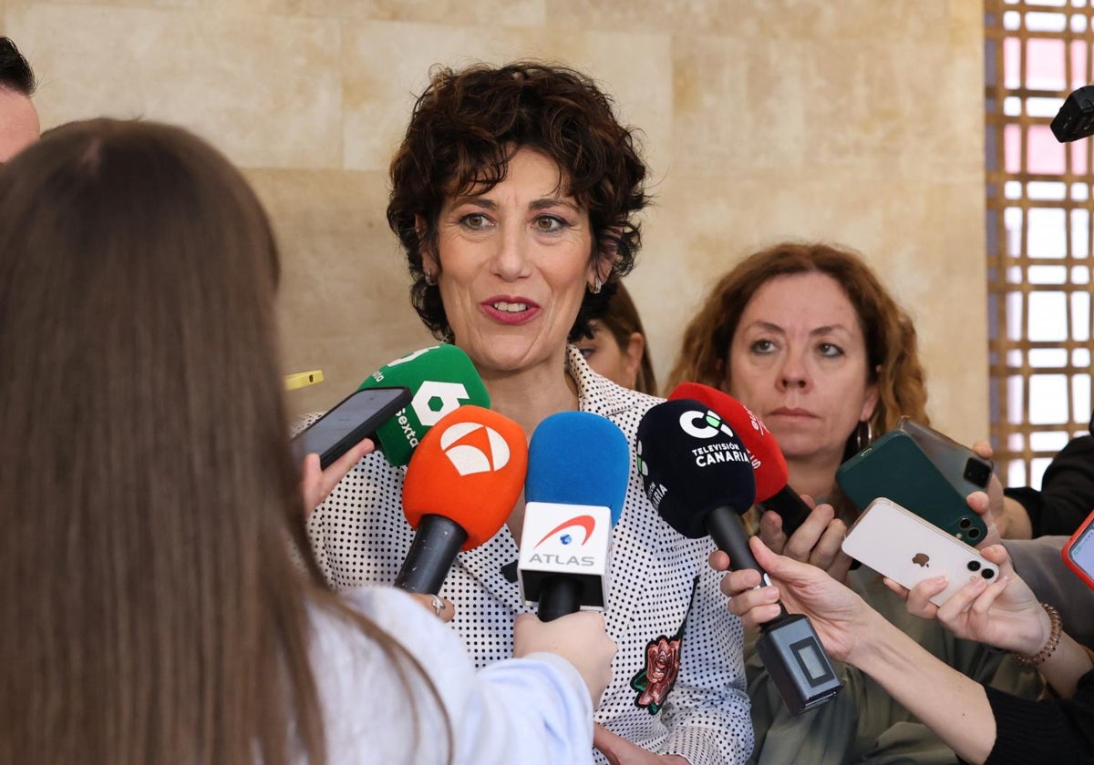 La ministra de Seguridad Social, Inclusión y Migraciones, Elma Saiz