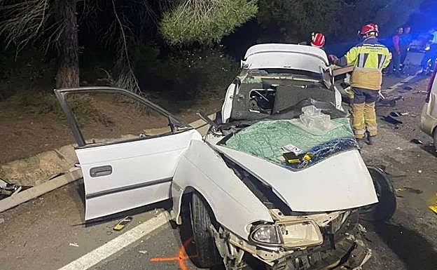 Mueren dos vecinos de Valverde del Camino en un trágico accidente de tráfico en la N-435, en Huelva