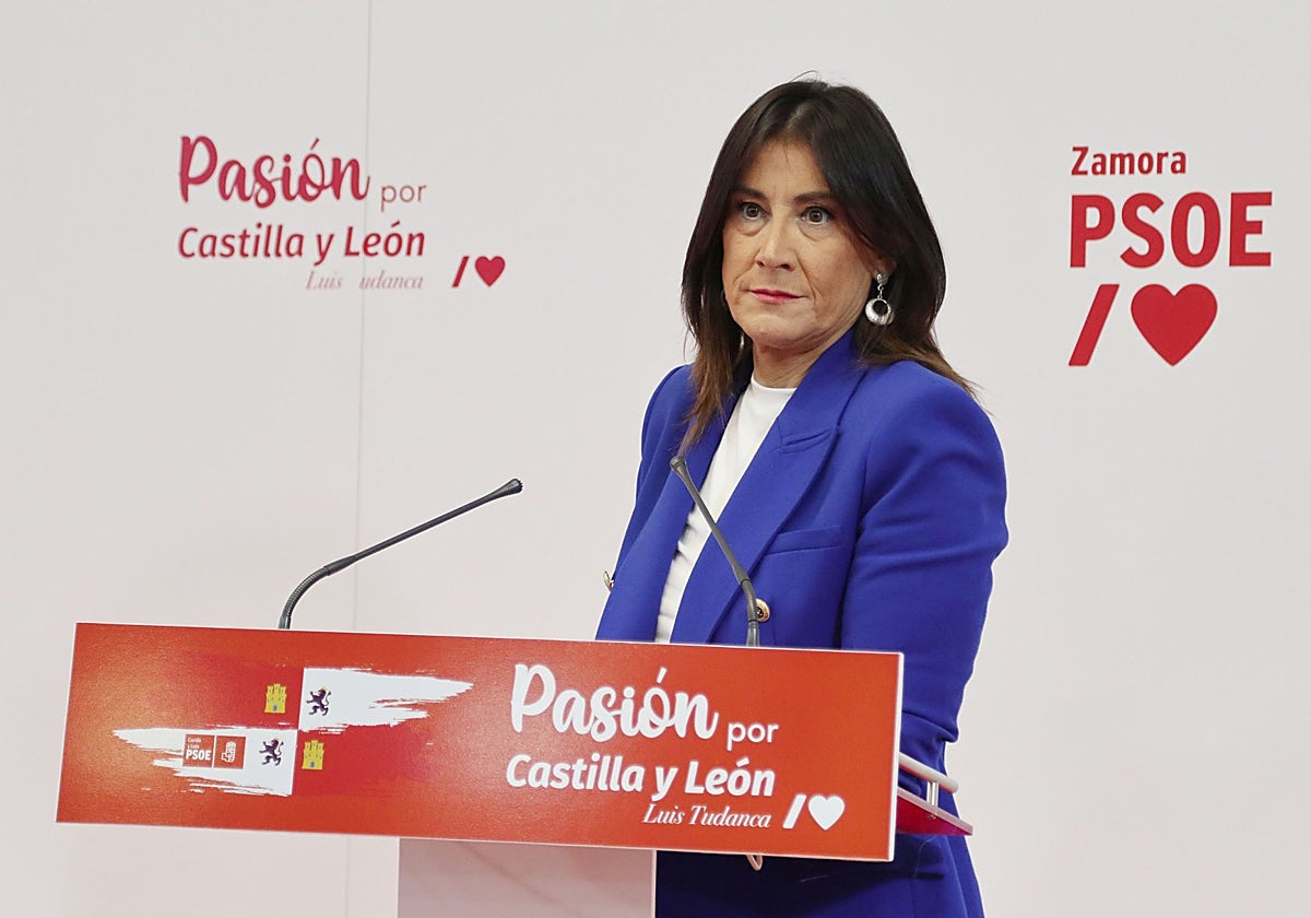La socialista zamorana Ana Sánchez anuncia que dejará la Vicepresidencia segunda de la Mesa de las Cortes