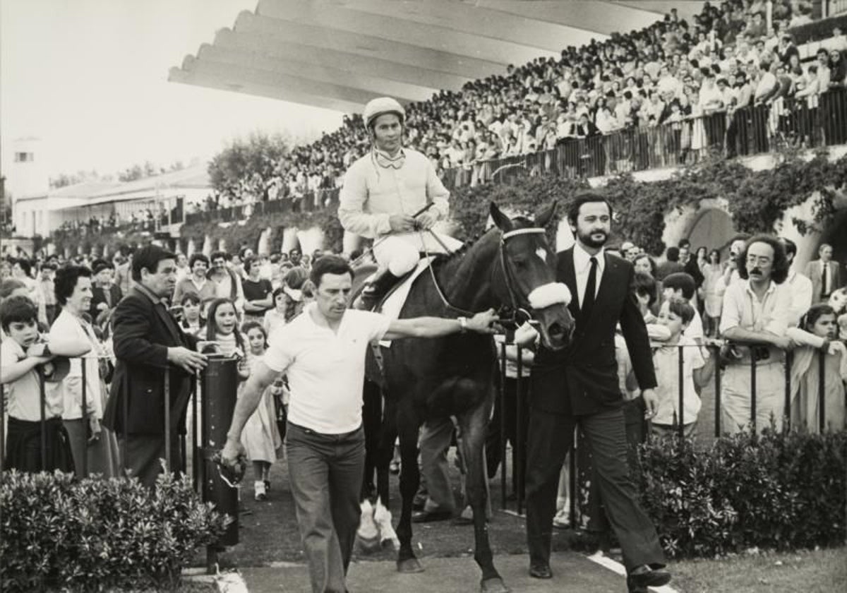Imagen del Hipódromo de la Zarzuela en 1980