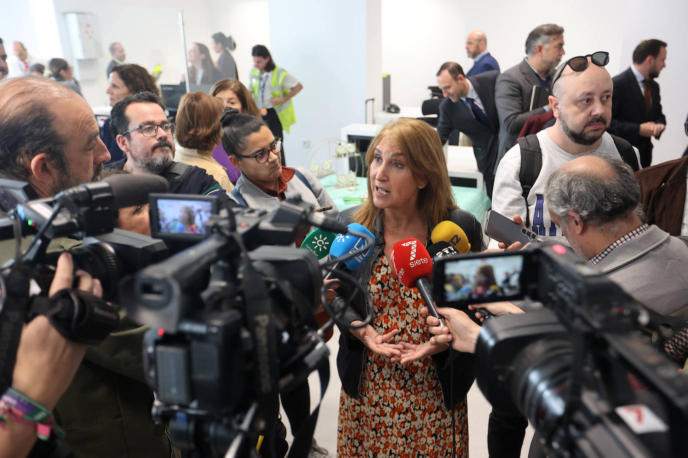 El primer vuelo de Binter entre Canarias y Córdoba, en imágenes