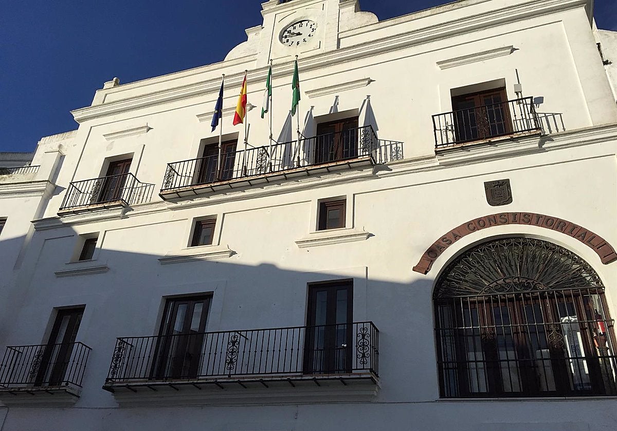 Fachada del Ayuntamiento de Vejer (Cádiz)