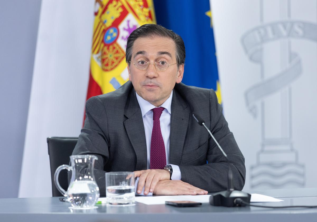 El ministro de Exteriores, José Manuel Albares.