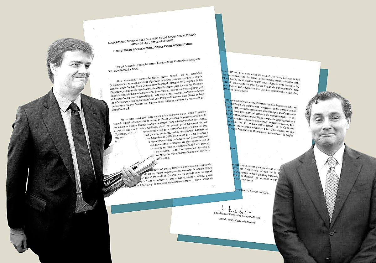 El letrado mayor de la Cámara Baja, Fernando Galindo, y la renuncia de Manuel Fernández-Fontecha