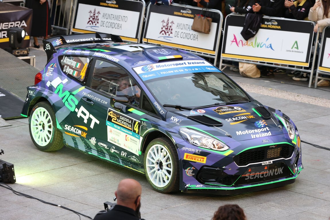 La espectacular presentación del Rally Sierra Morena en el corazón de Córdoba, en imágenes