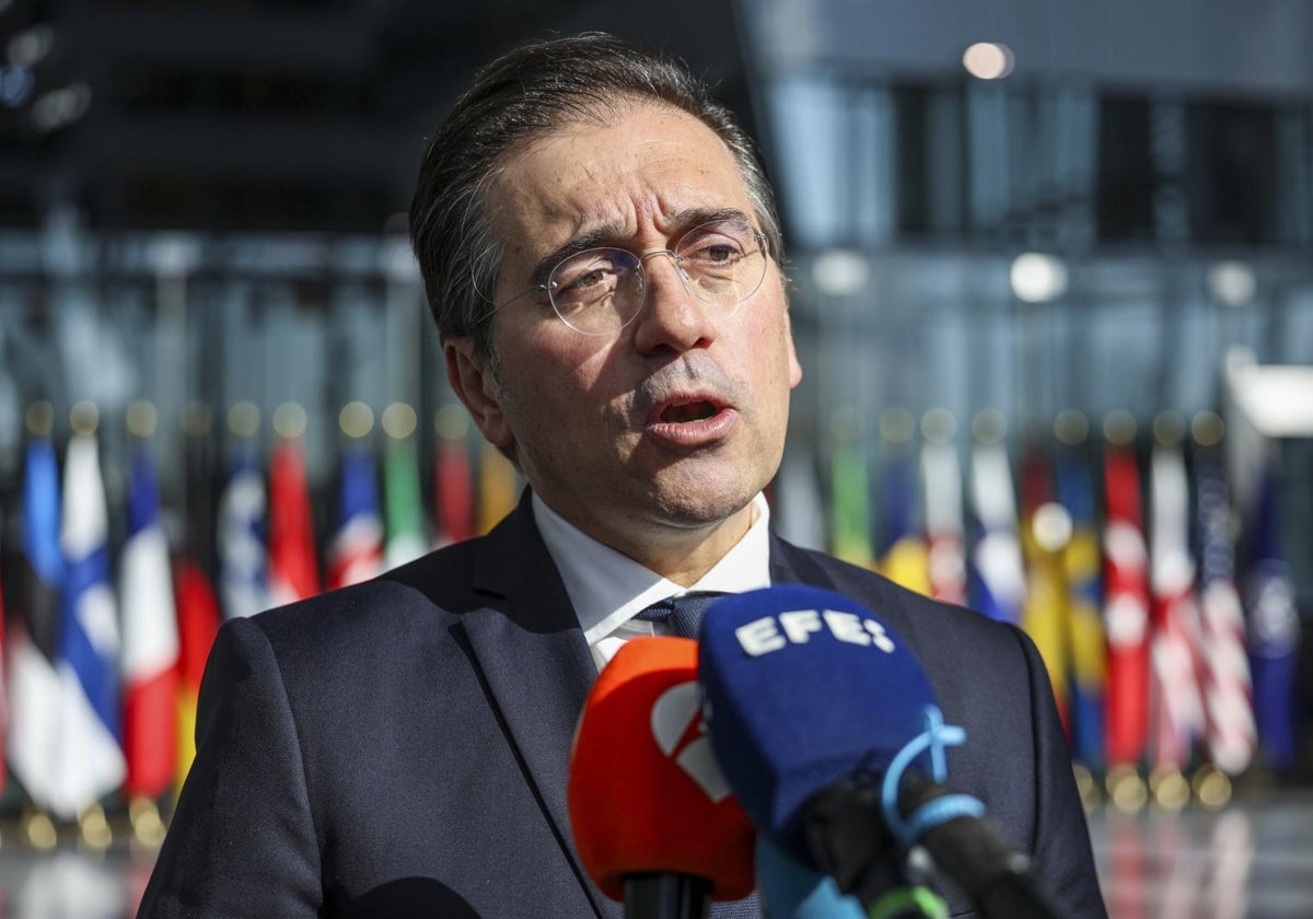 El ministro de Exteriores español, José Manuel Albares