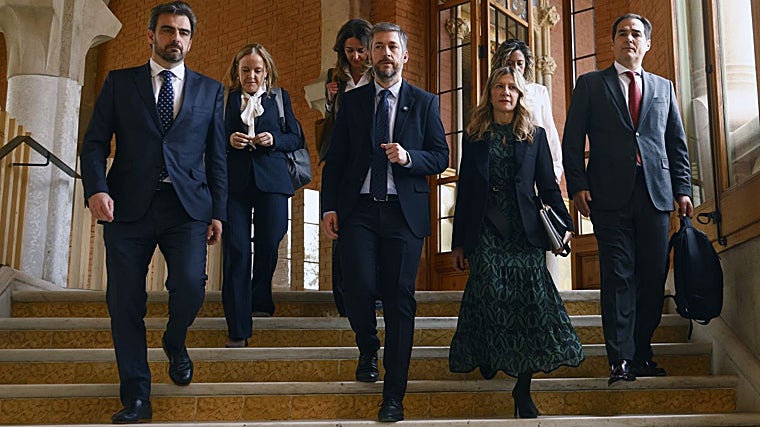 Las siete comunidades del PP con las competencias transferidas de Justicia han plantado al ministro Félix Bolaños en la reunión que se celebra en Barcelona